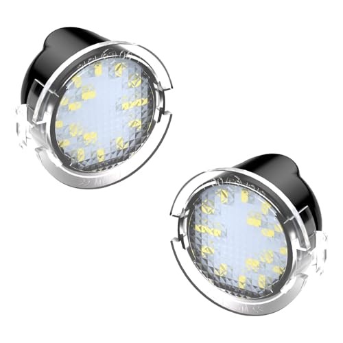 LED Side Mirror Puddle Light Ford F150 Explorer 6000K 2 Pack