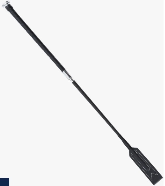 Premier Equine Volterra 65cm jumping whip - Black Premier Equine