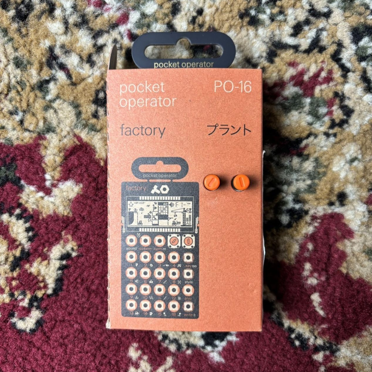 Teenage Engineering PO-16 Factory Pocket Operator Synthesizer Sequencer New
