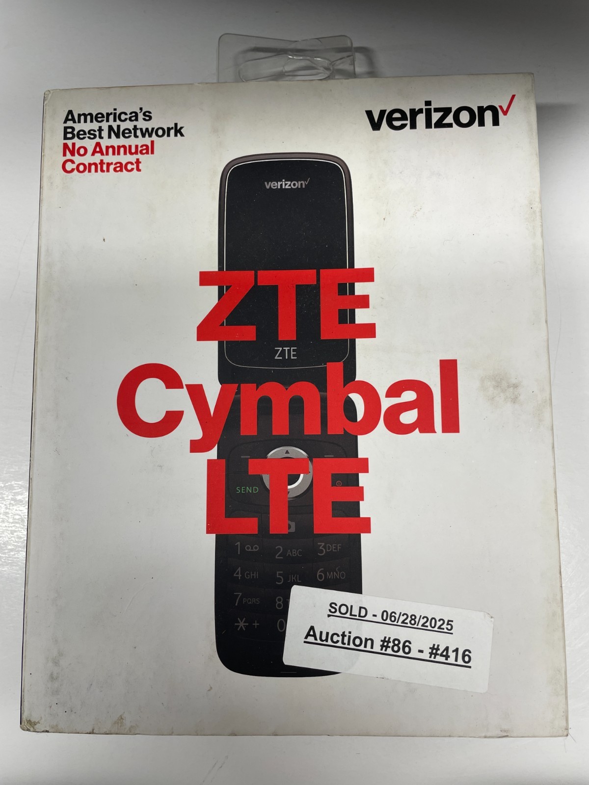 Cymbal LTE Flip Phone - Verizon Wireless 4G Prepaid - NEW IN BOX
