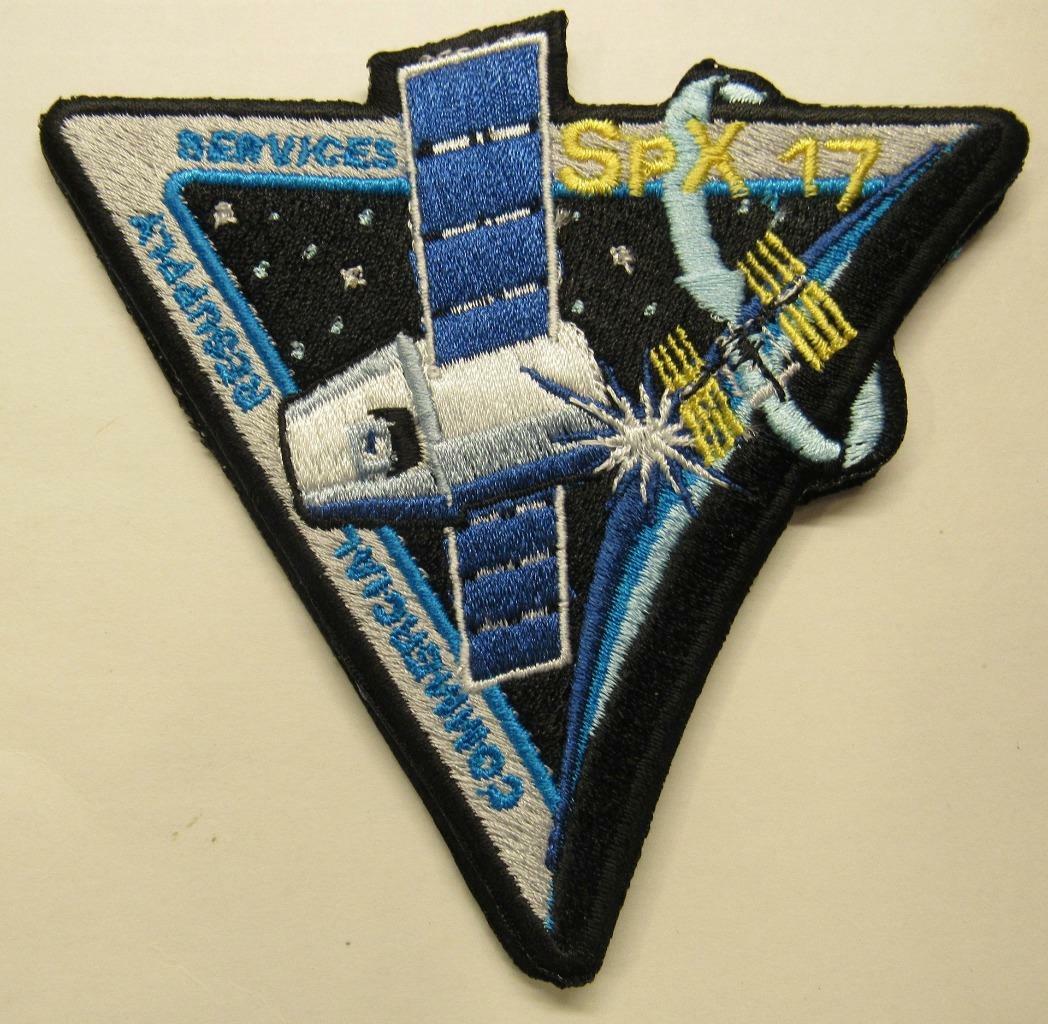 SPACEX SPX-17 ISS COMMERCIAL RESUPPLY SERVICES CRS SPACE MISSION PATCH