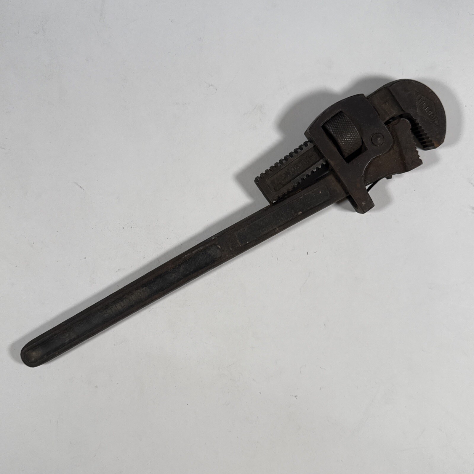 *Nice!* Vintage 18" Genuine Stillson Walworth Co. Heavy Duty Pipe Monkey Wrench