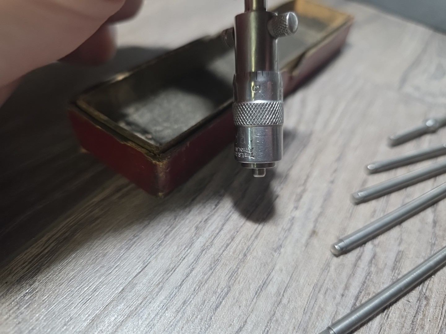 Vintage Starrett Inside Micrometer 124A With Box