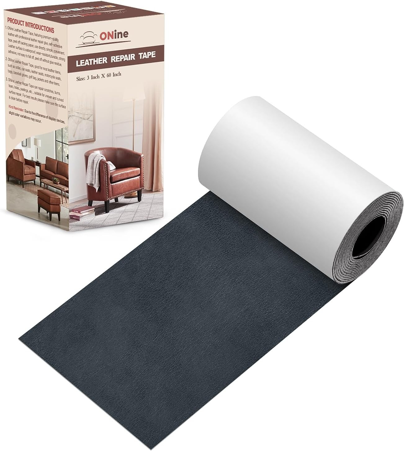 ONine Leather Repair Tape,Self Adhesive Leather Repair Patch,Leather Patches