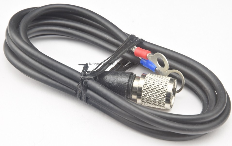 6ft RG-58A/U PL-259 to Lugs Coax Jumper Patch Cable Ham Radio CB POTA