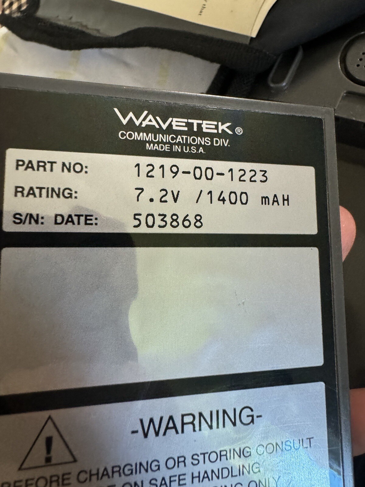Wavetek Micro Stealth MS1000 Signal Level Meter With Case As Is