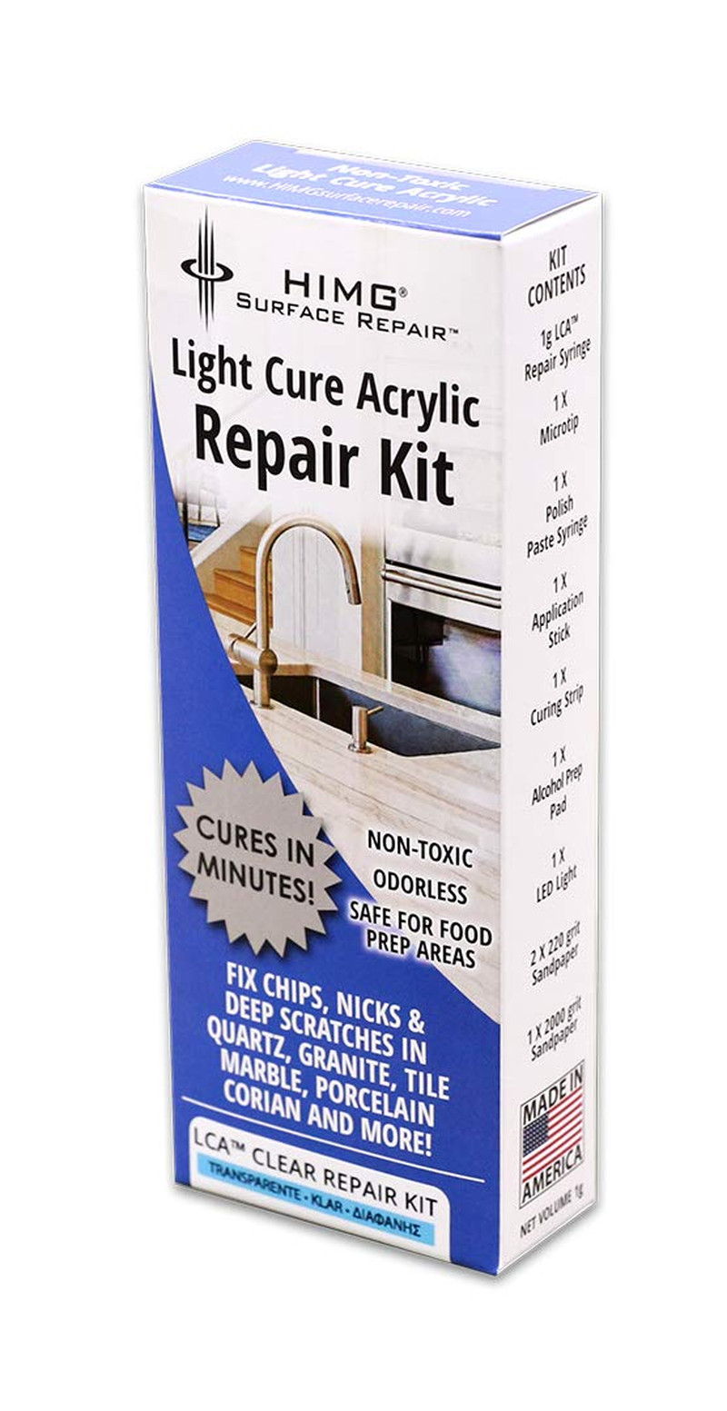 Clear Quartz Countertop Repair Kit Granite Repair Kit Upgraded Chip Repair Kit