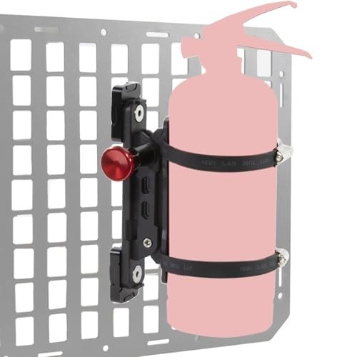 CNC Aluminum Quick Release Fire Extinguisher Mount Molle Panel, Fire Extinguishe
