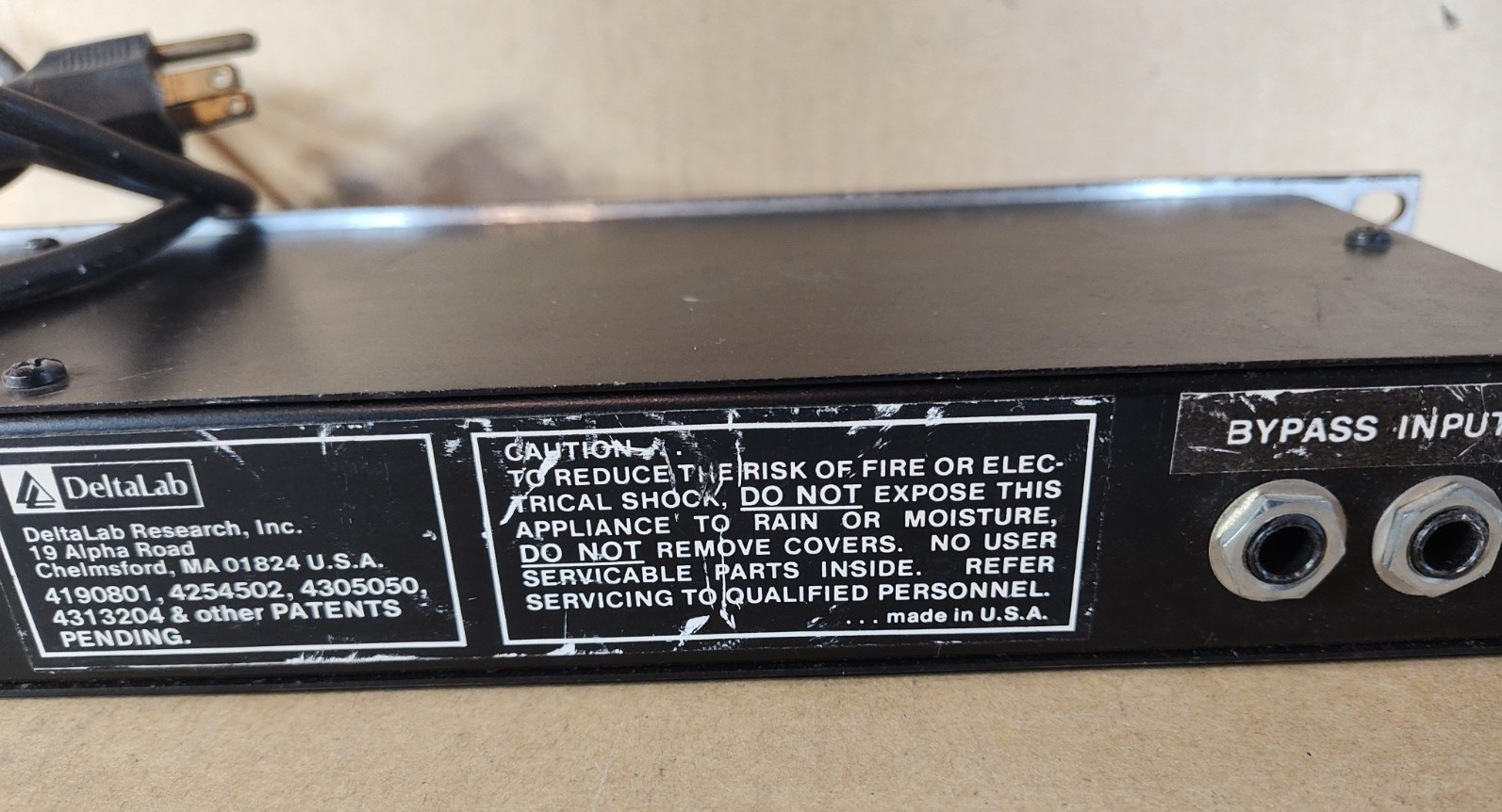 Vintage Deltalab Effectron JR 1050 Digital Delay Flange