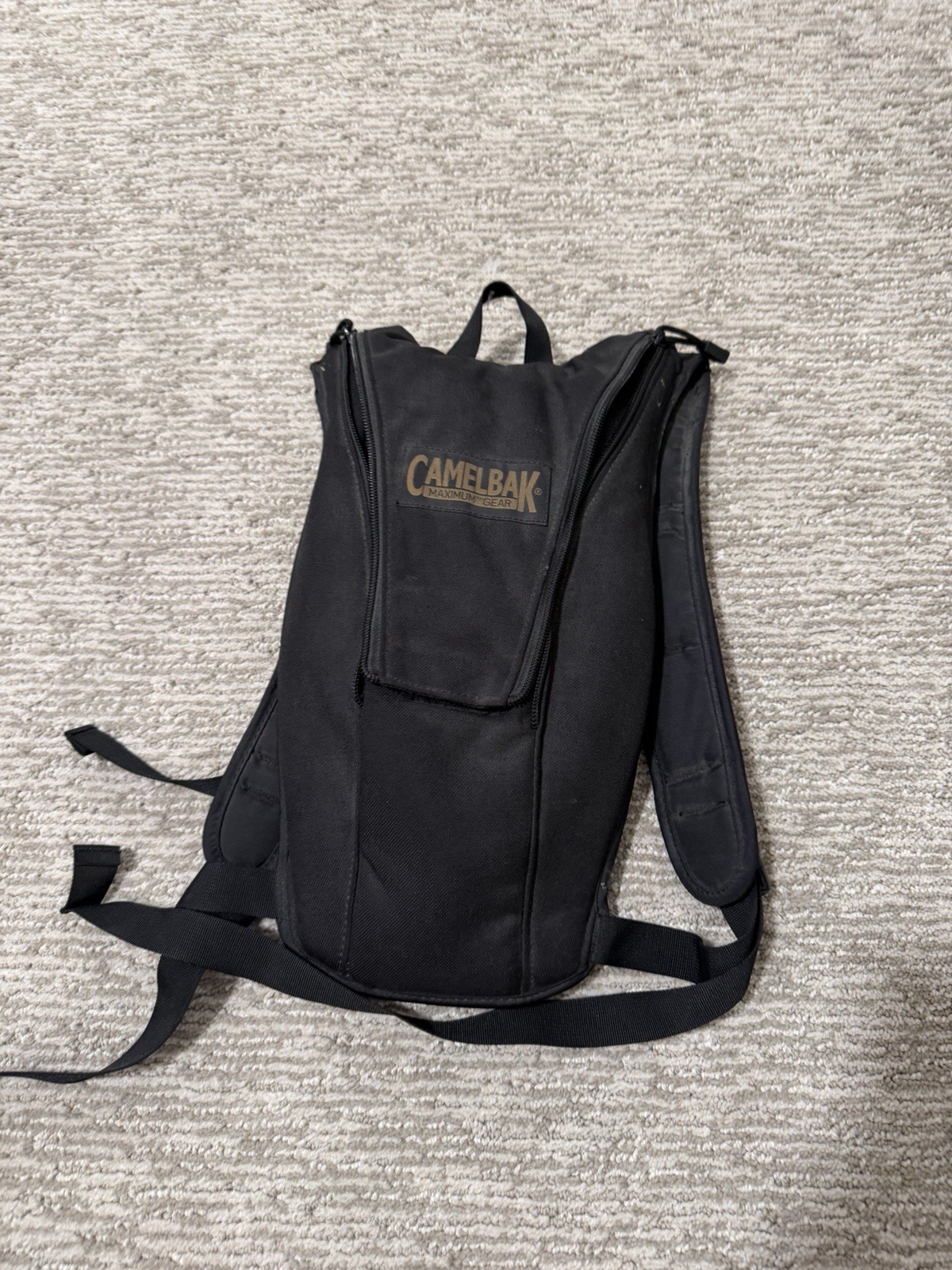 Camelbak Maximum Gear Stealth Hydration Backpack w/ Bladder - Black Adjustable