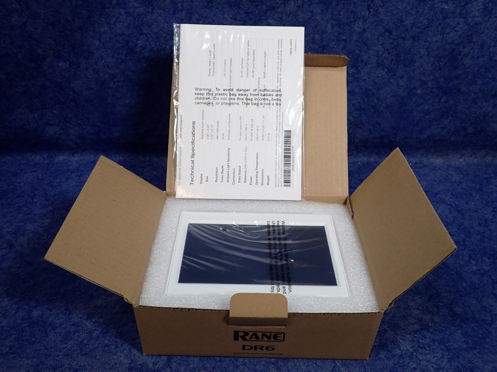 Rane DR6 7" LCD Touchscreen Digital Remote (G51)