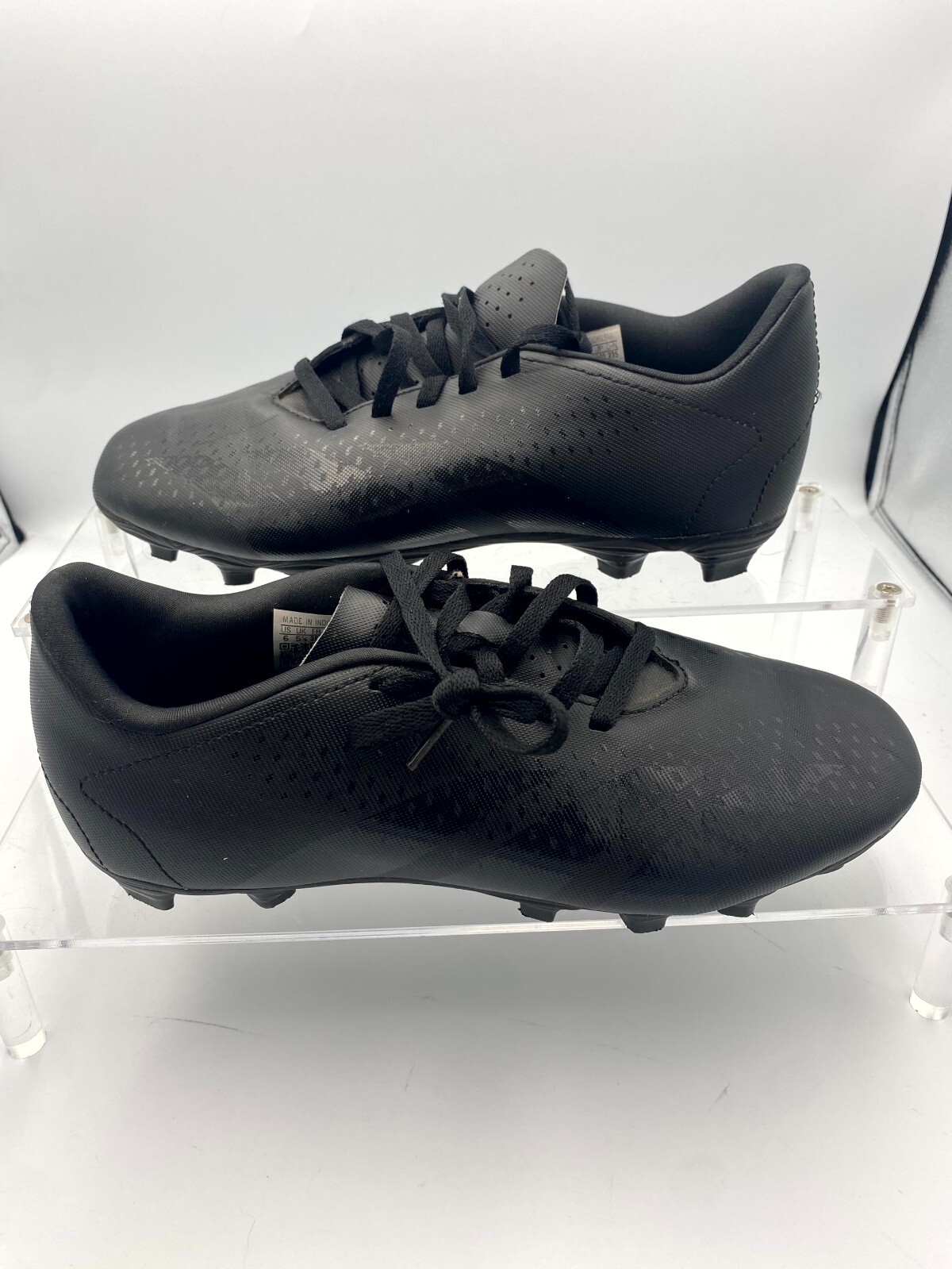 Adidas Predator Accuracy 4 FG GW4605 Men's US 6 Football Cleats Black Shoes