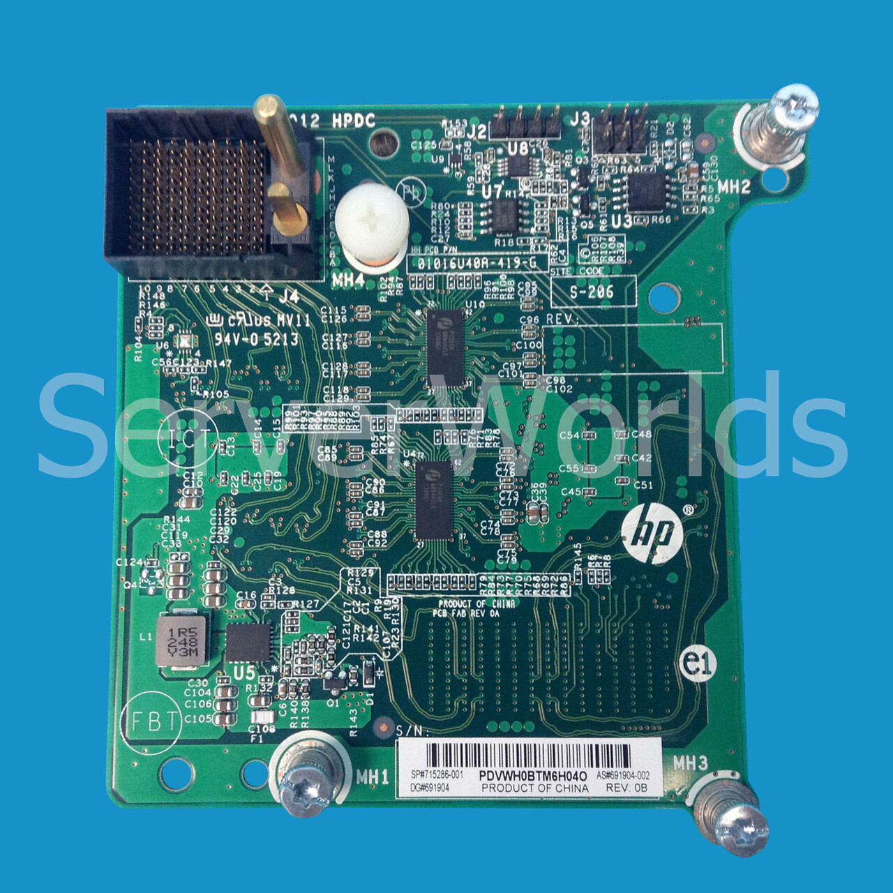 HP 715286-001 WS460C Gen8 Mezzanine Pass Through Board 691904-002