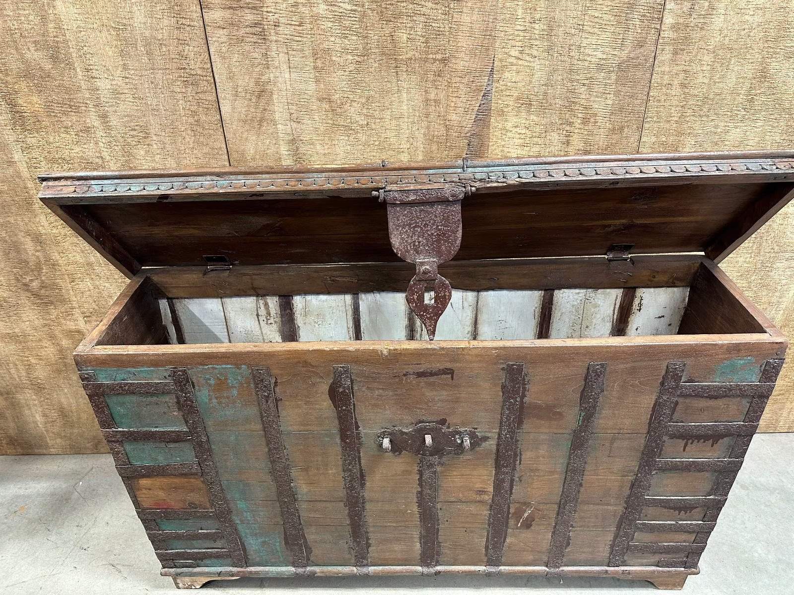 Vintage Wood Trunk.