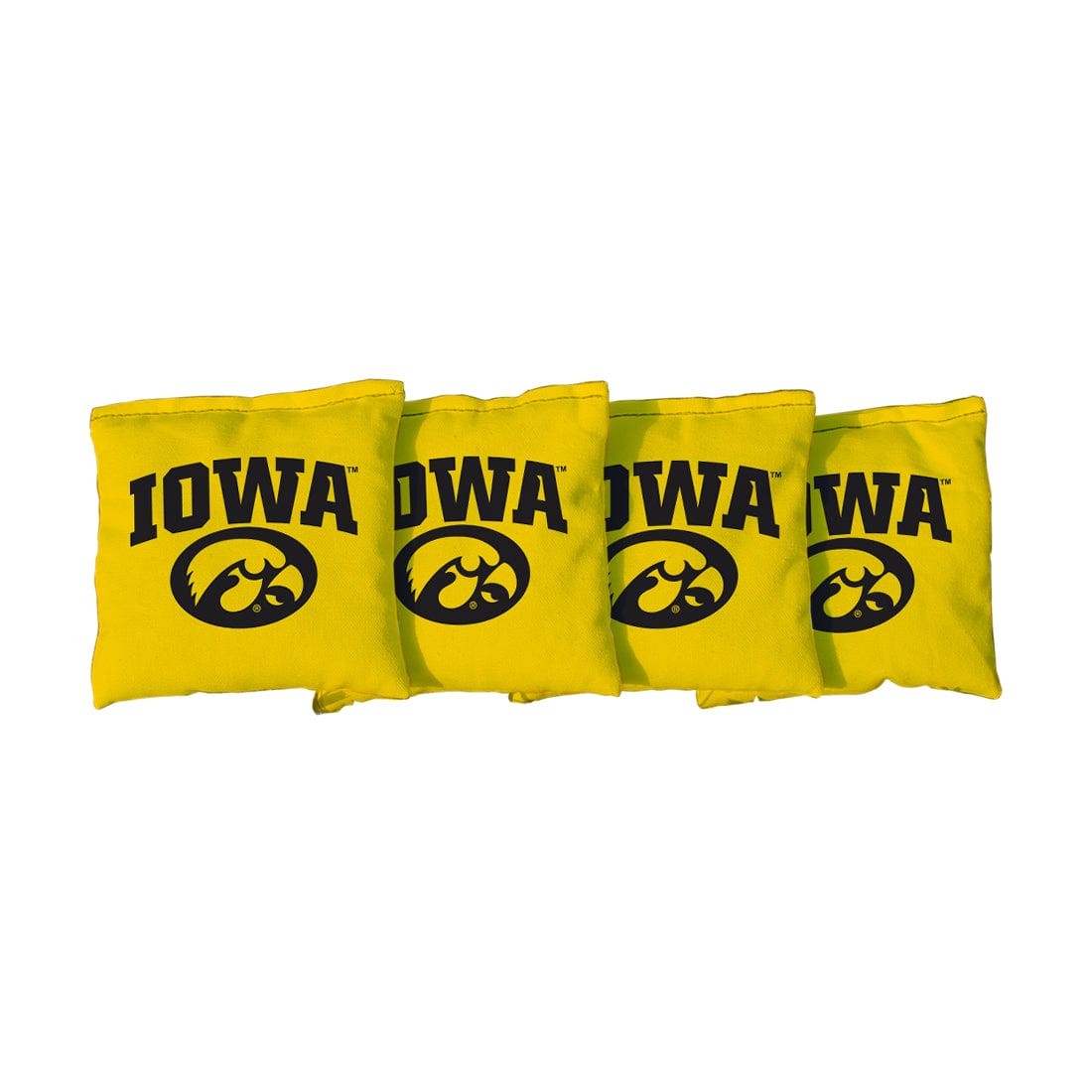 Cornhole Bags Iowa Hawkeyes Officially Licensed 6x6 Inch Corn Filled