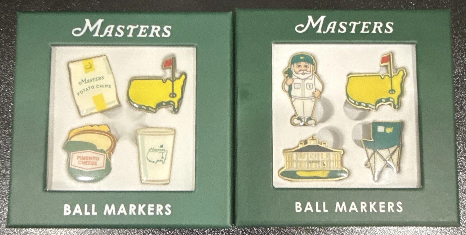 Masters Golf Ball Markers 2026 both sets