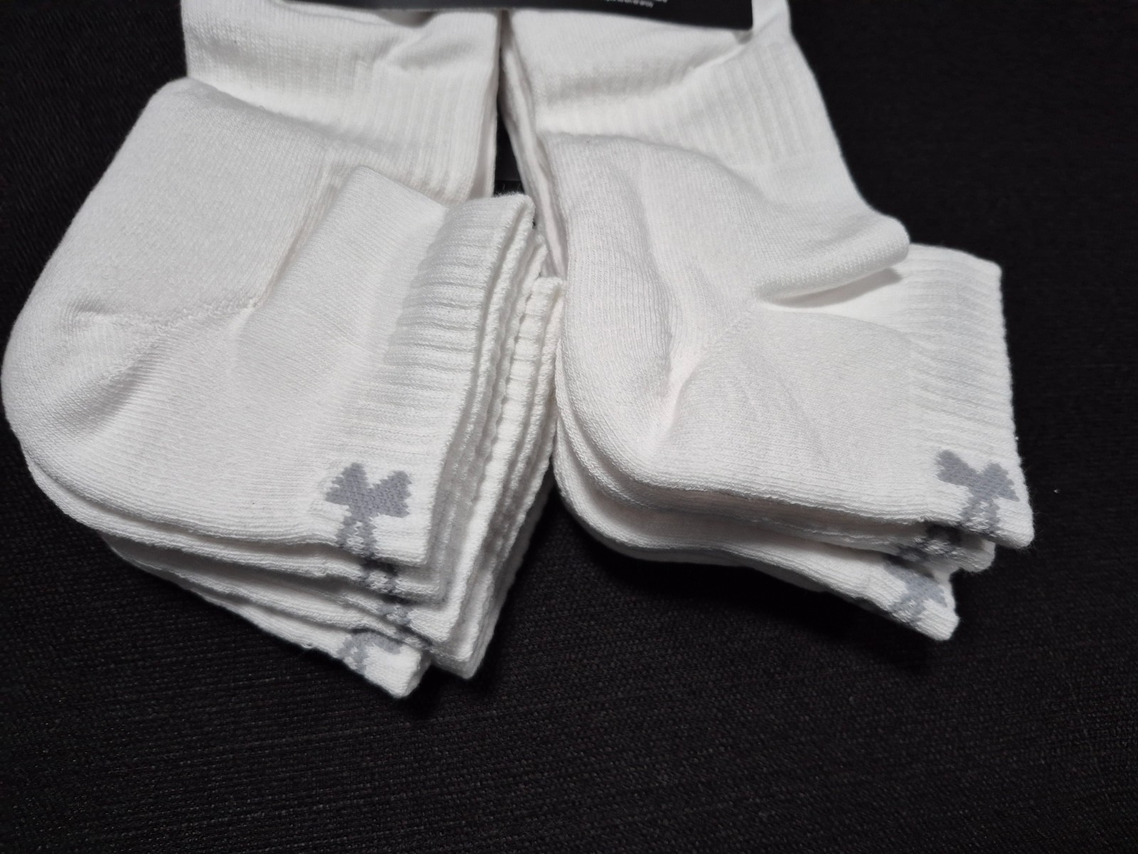 Under Armour -Mens Performance Training Cotton Cushioned Low Cut Socks SZ 8.5-13