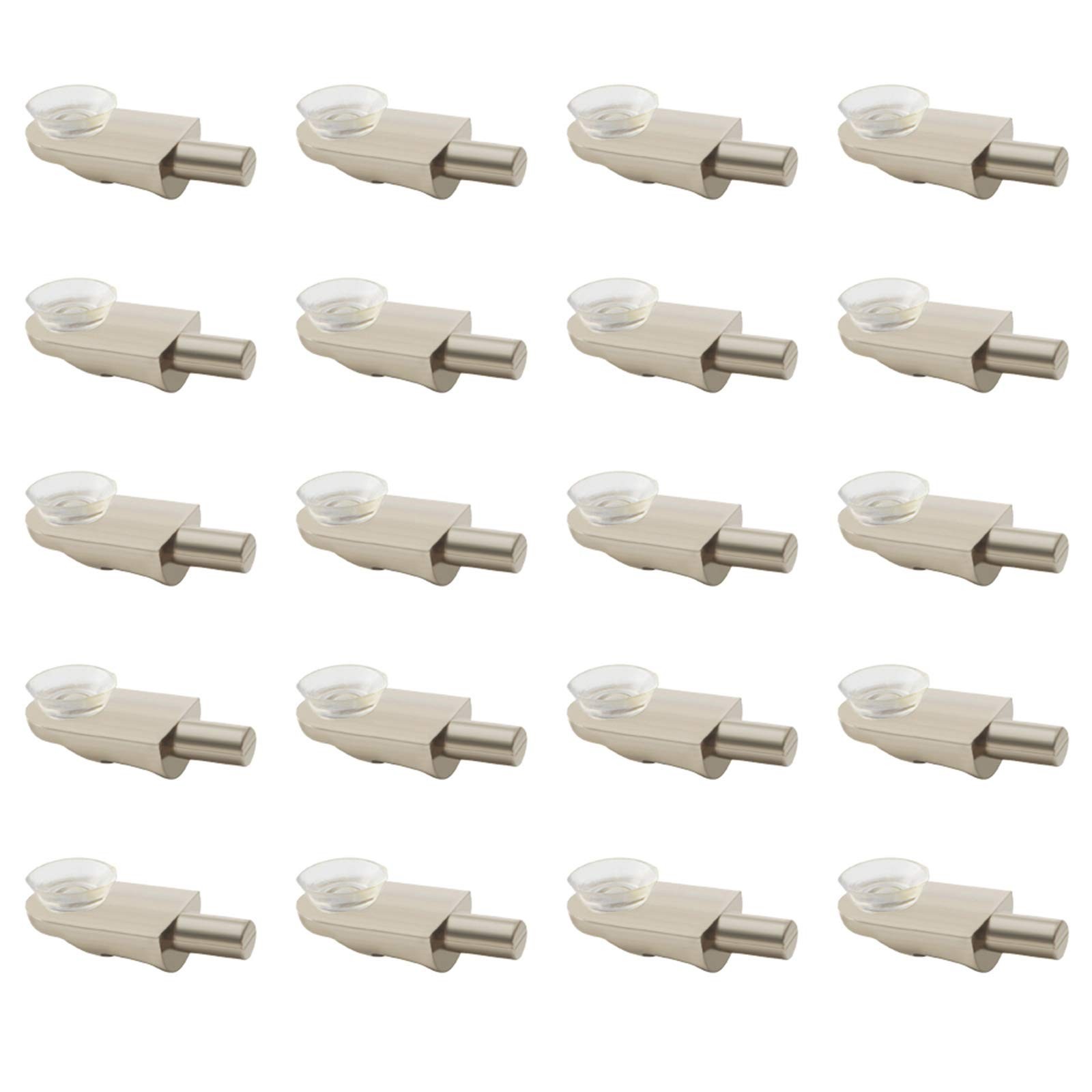 SAYAYO Glass Shelf Pegs Small 5MM, Shelf Pins for Wood Shelving, Mirror Clips...