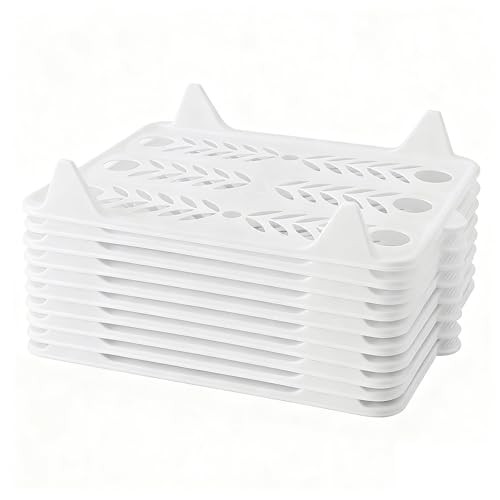 10 PCS T Shirt Organizer for Clothes Storage, Stackable Closet Organizer with