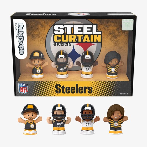 Fisher Price - Little People Collector x NFL - Pittsburgh Steelers 4-Pack [New T