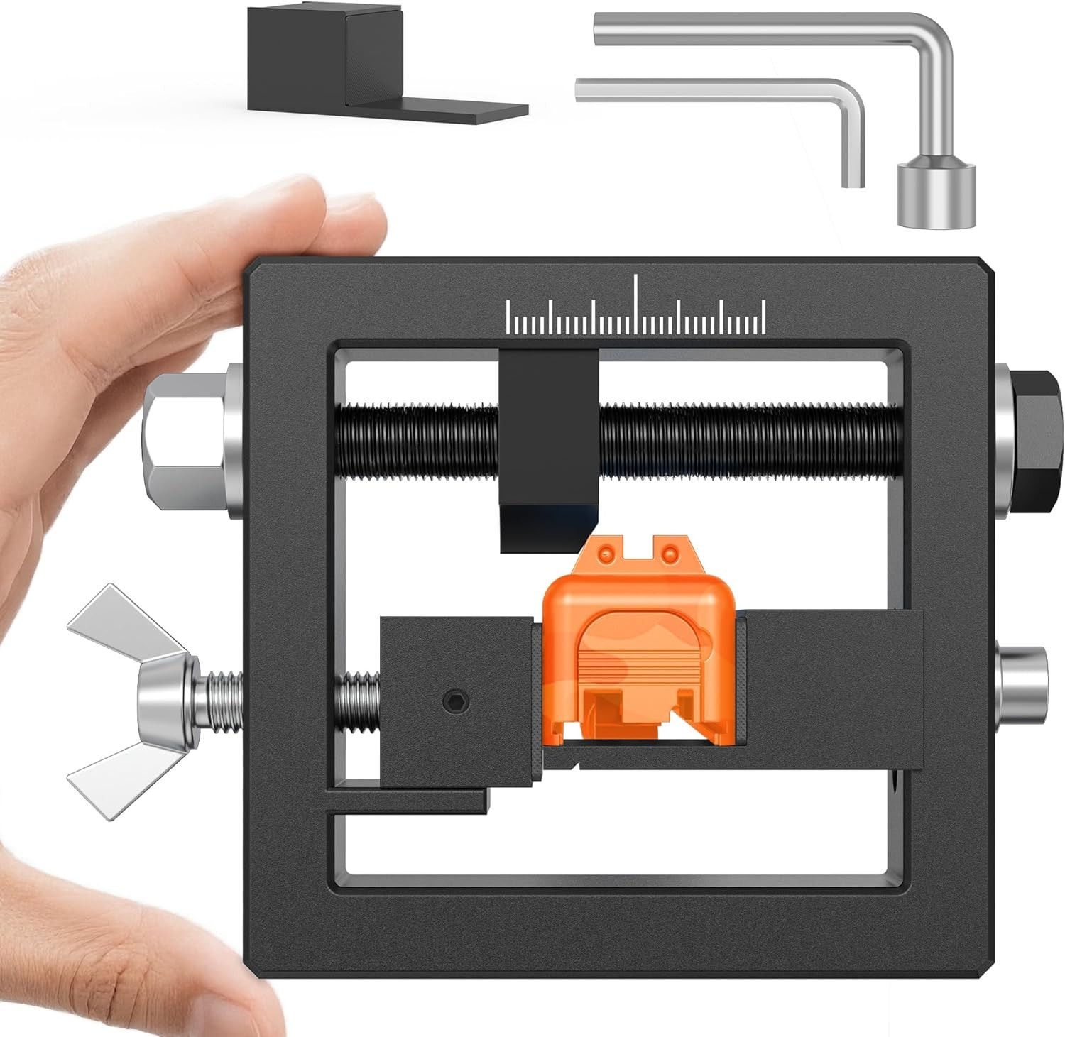 Pistol Sight Pusher Tool | Heavy-Duty for Glock 19/43 | Square Slides Rear Sight