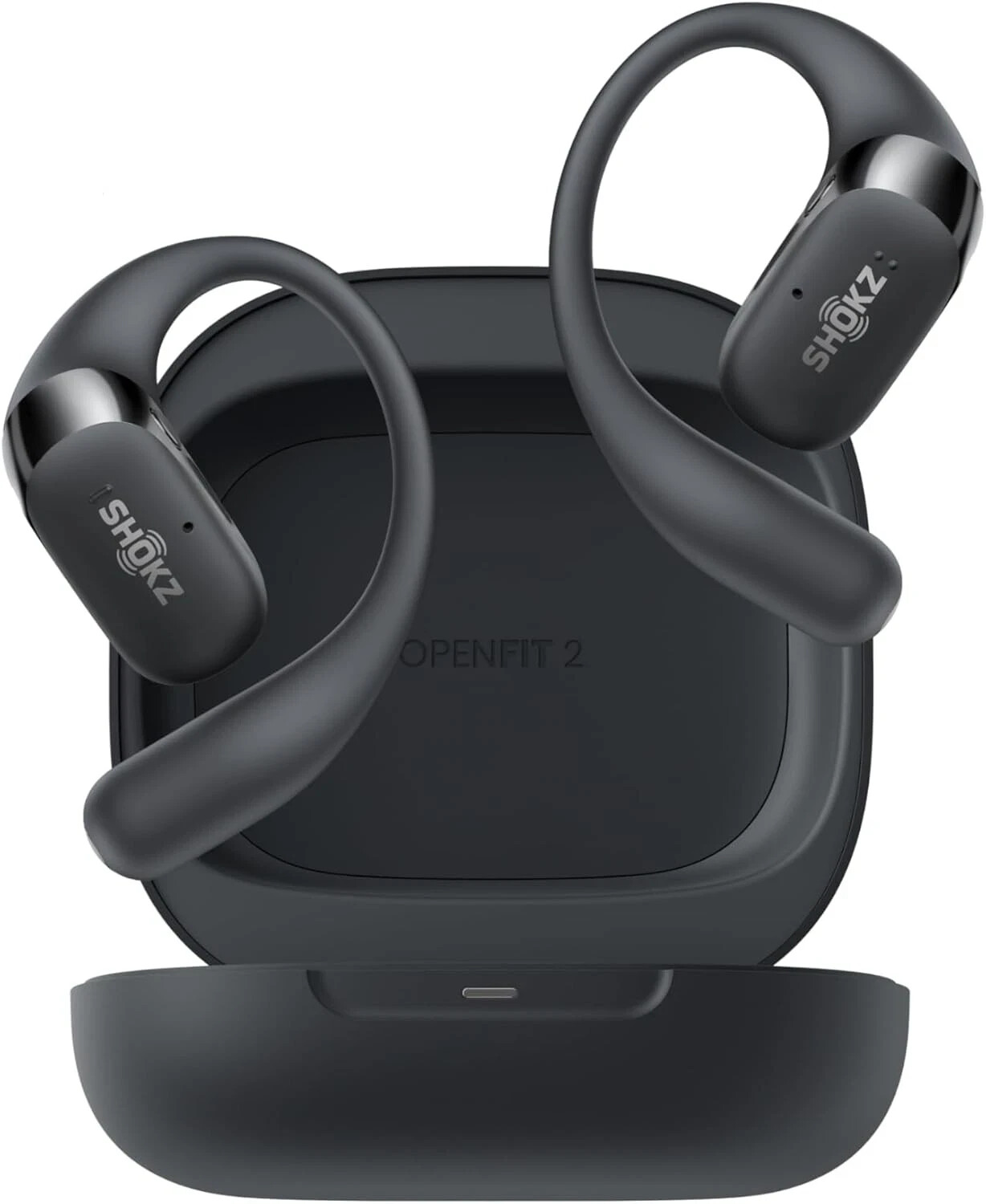 Shokz OpenFit 2 Open-Ear Bluetooth True Wireless Earbuds - Black (T920)
