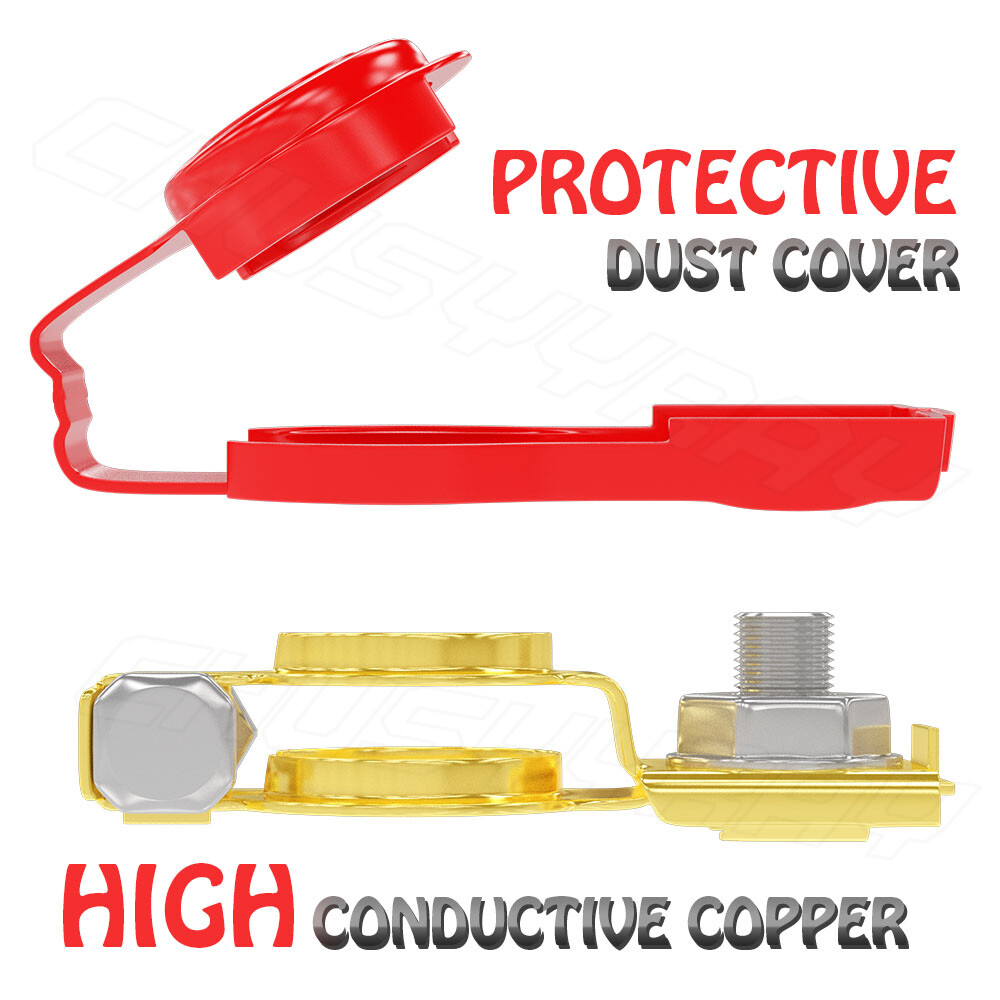 1PAIR Battery Terminal Connector Cable Negative&Positive For Toyota Corolla RAV4
