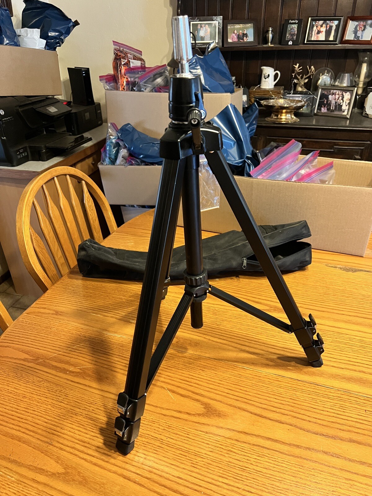Adjustable Tripod Stand Portable Foldable With Carrying Case
