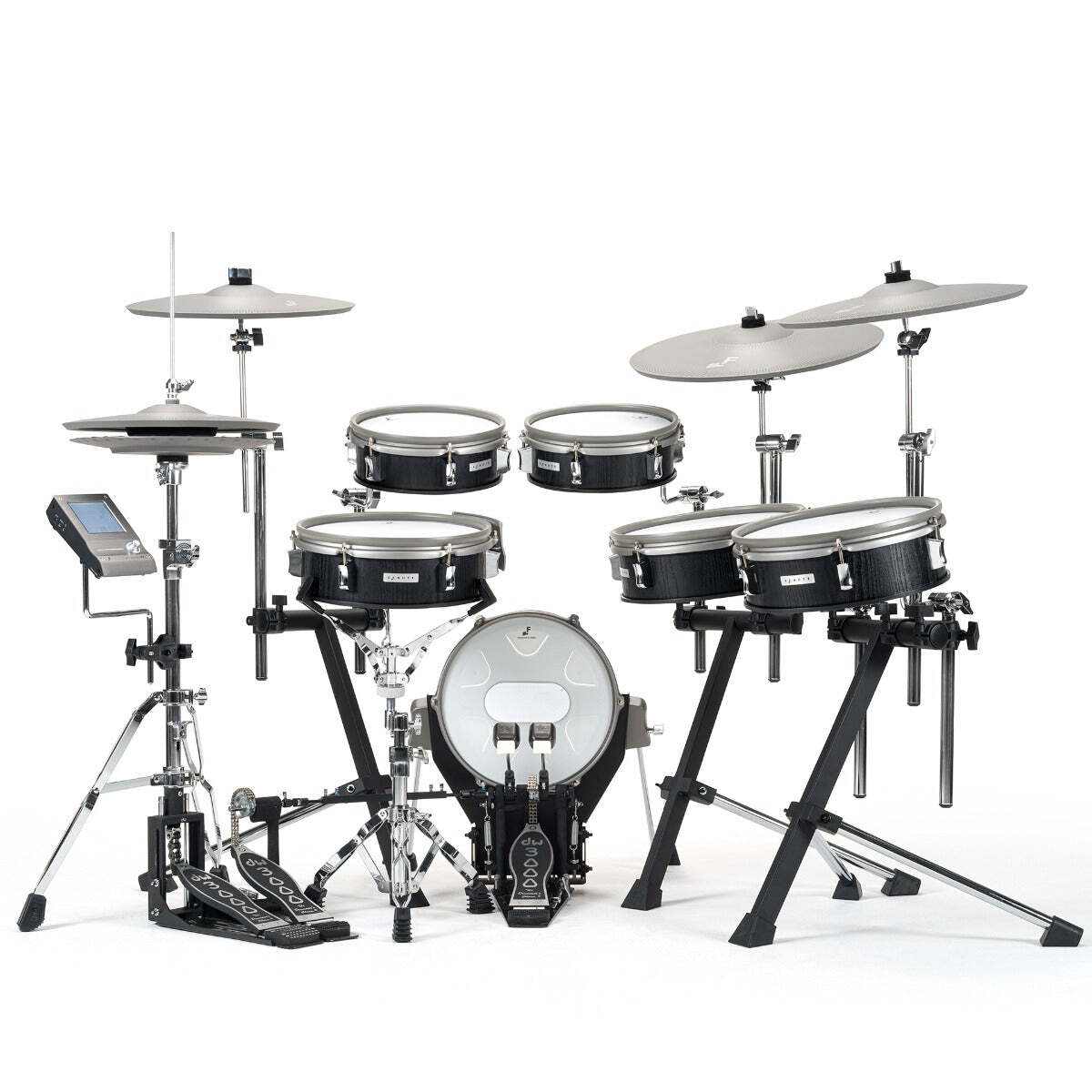EFNOTE 3X Electronic Drum Set - Black Oak DRUM ESSENTIALS BUNDLE