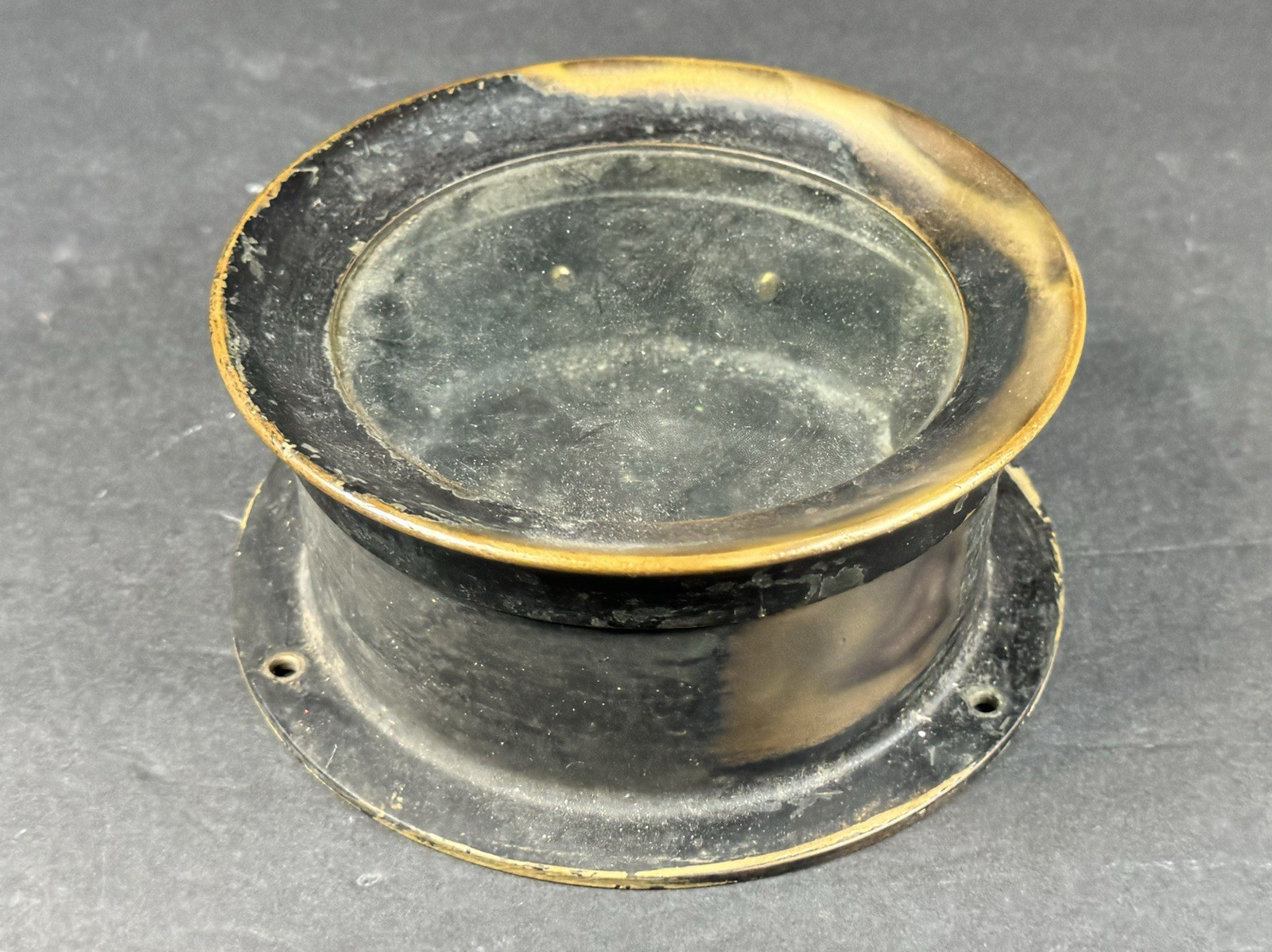 Vtg Steam Pressure Gauge Caseing