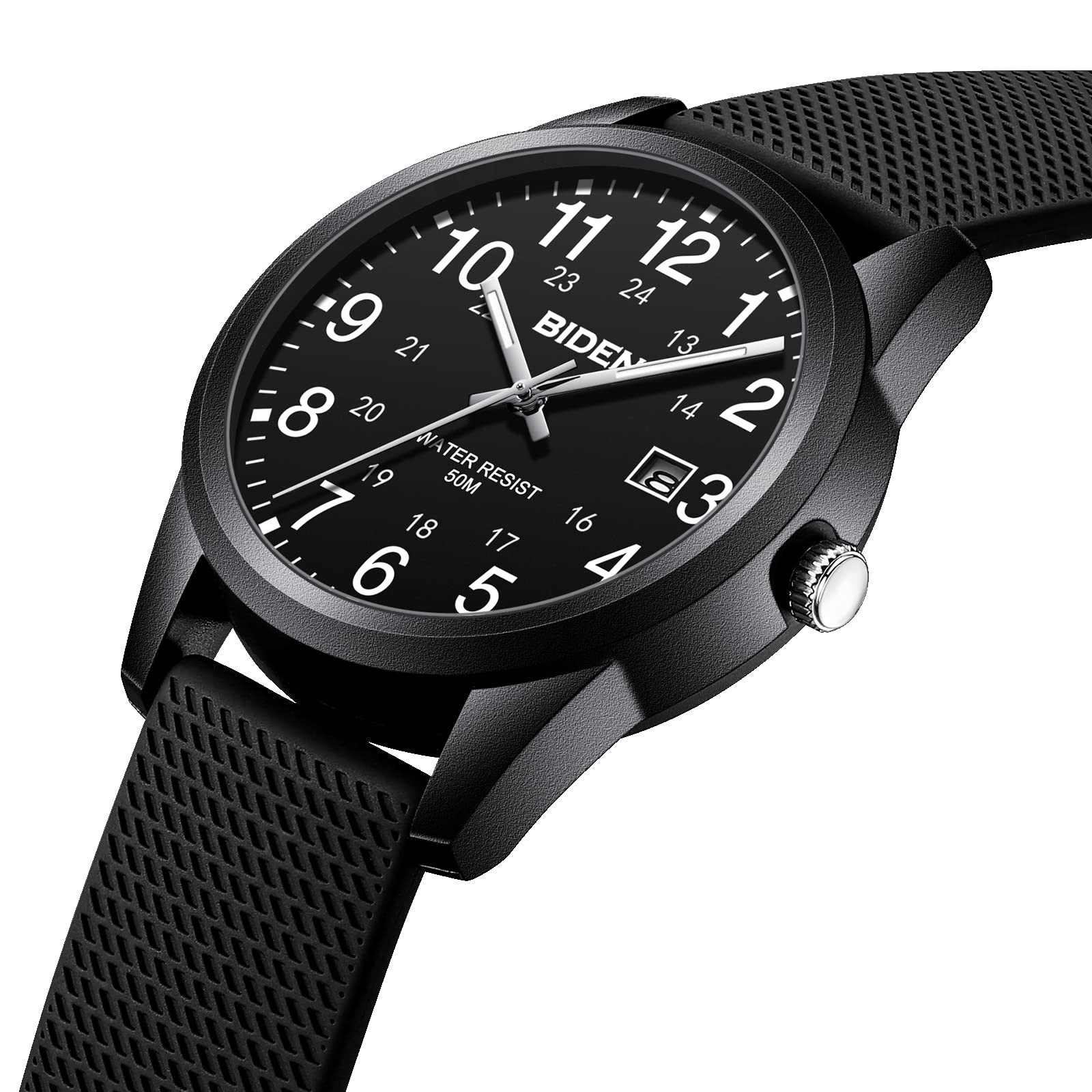 Mens Watches Analog Quartz Sports Unisex 30M Waterproof Nurse Watch for Men Wome