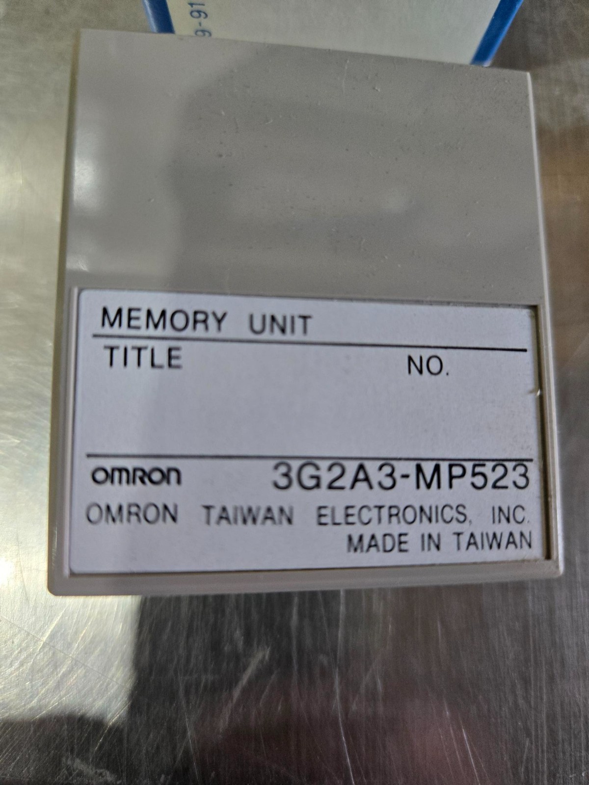 Lot of 2 Omron 3G2A3-MP523 Memory Unit Module, 30-Pin Connector
