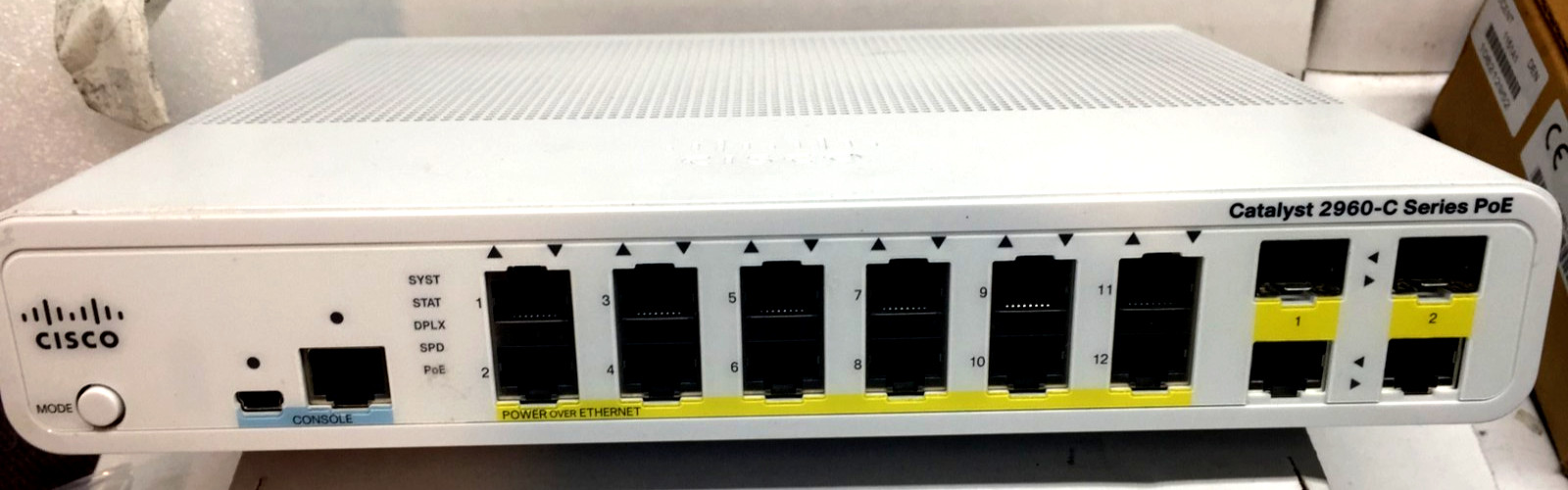 ANATEL 2497-11-1086 ETHERNET SWITCH WS-C2960C-12PC-L (D-1)
