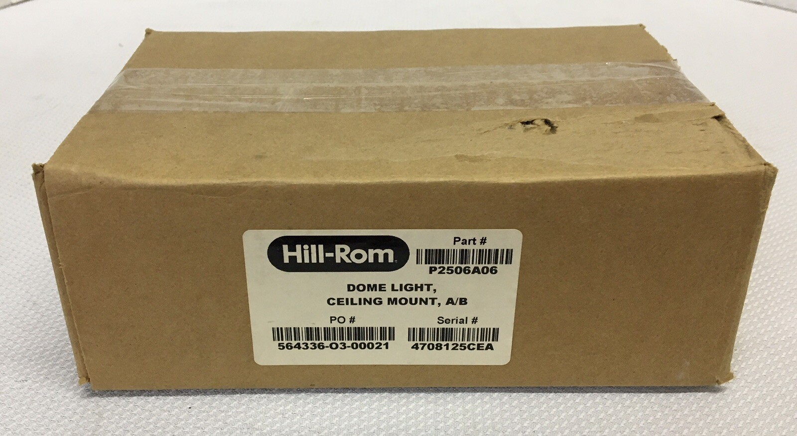 New In Box Hill-Rom Dome Light, Ceiling Mount, A/B, P2506A06