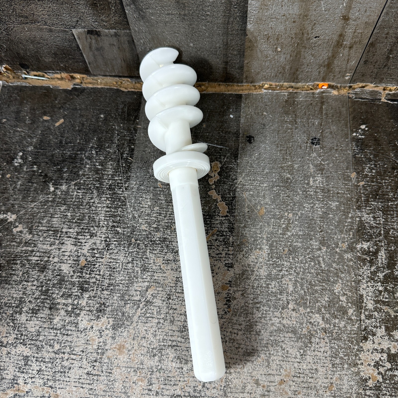 P400 Popeil Auger Stem Pasta Maker White Replacement Part