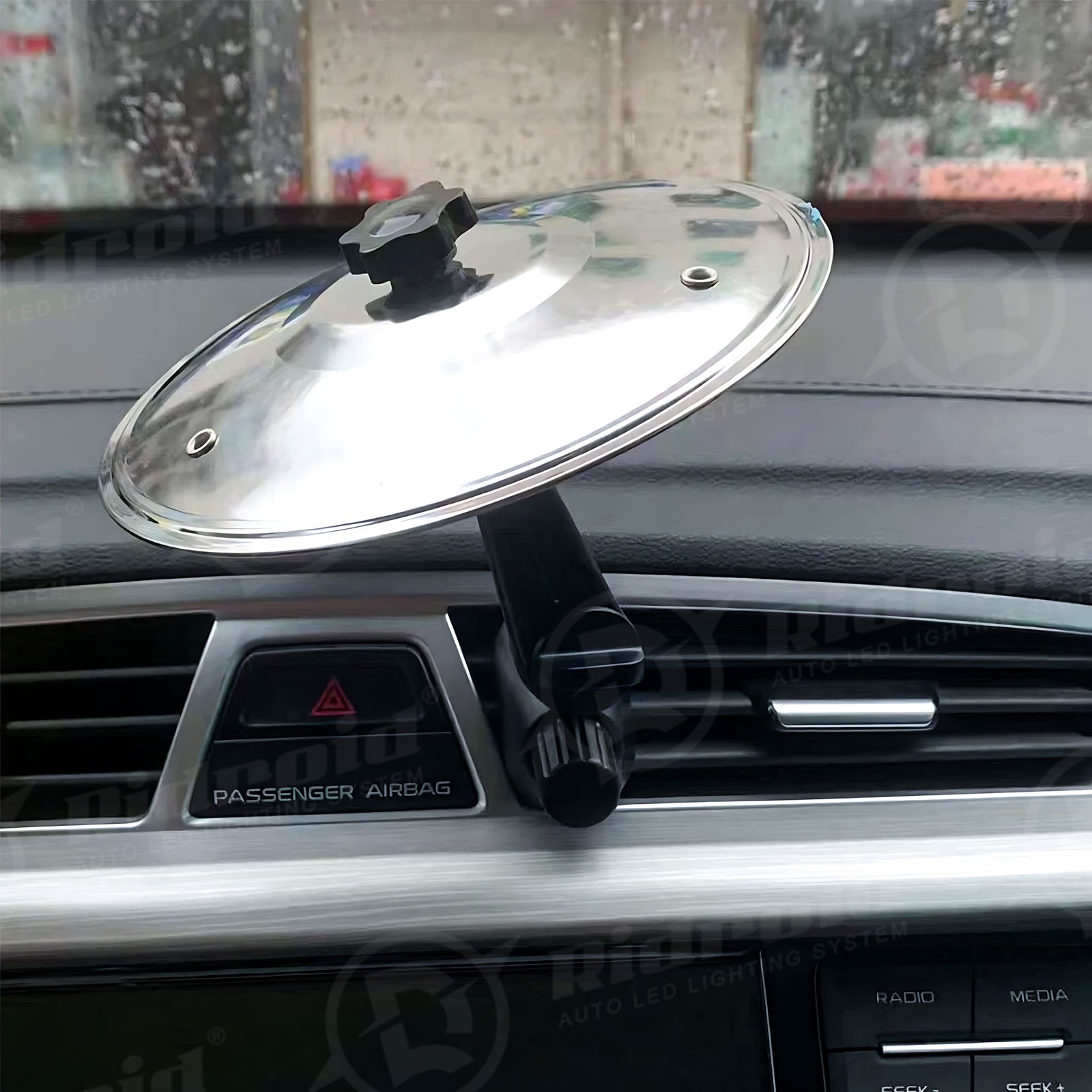 New Gift Slive Car Crash Cymbal, Car Drum Cymbal Air Vent, Make Your Driving Fun