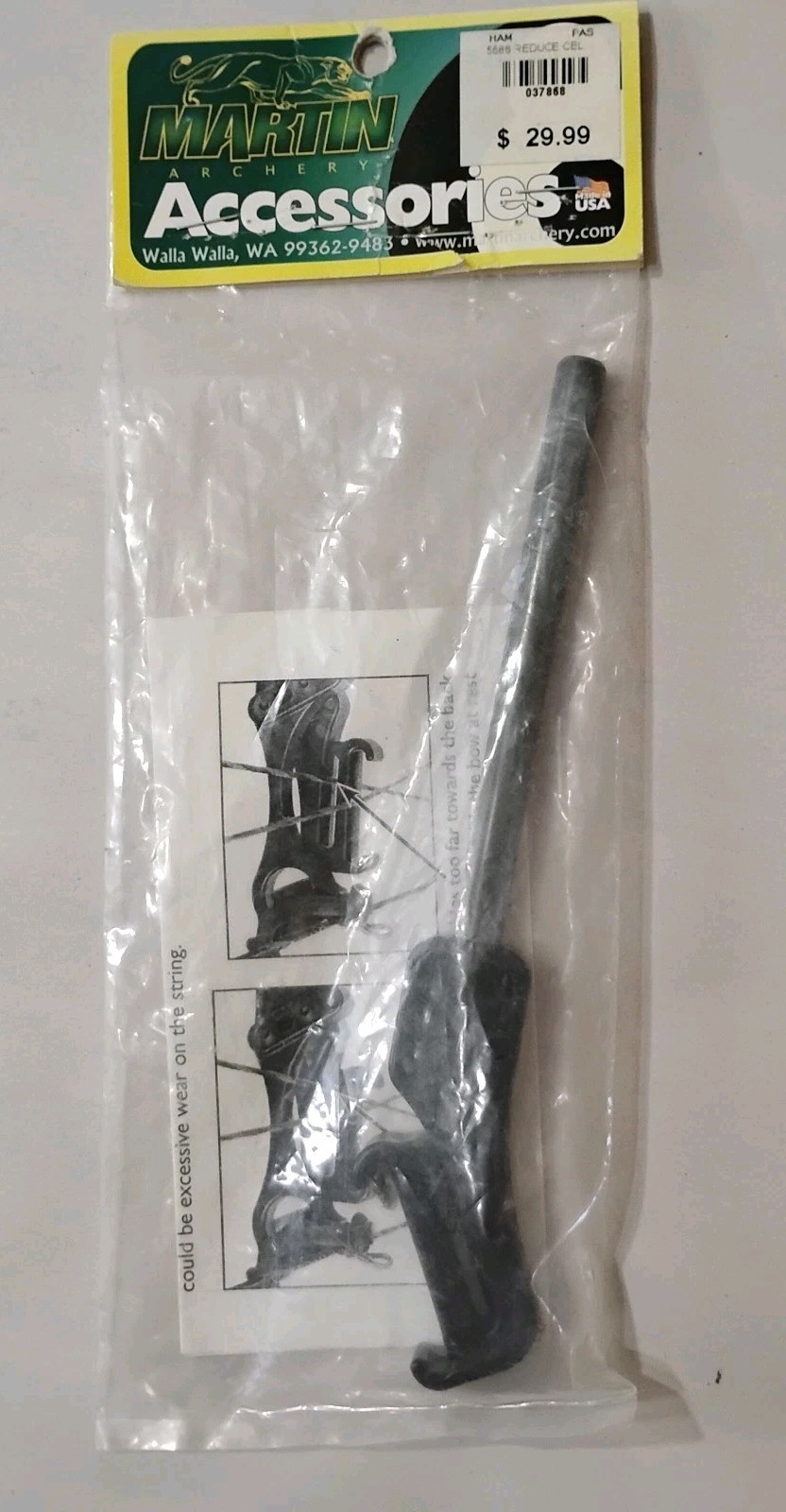 Martin Archery TRG Torque Reducing Guard Black Carbon Compound Bow Cable Slide