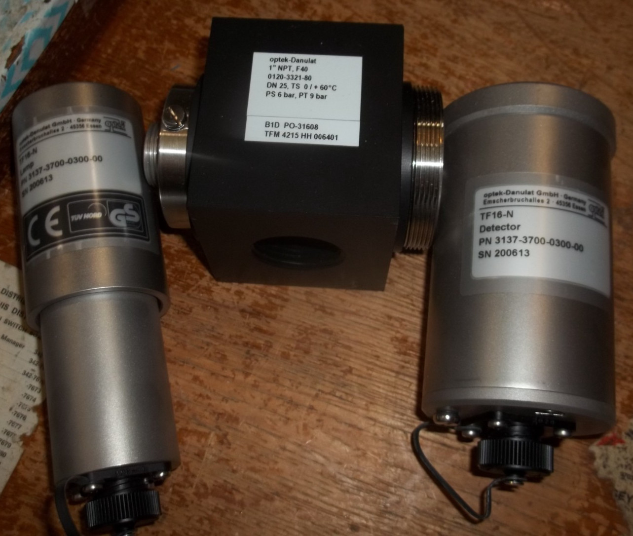 OPTEK DANULAT TF16-N DETECTOR LAMP 3137-3700-0300-00 1" 0120-3321-80 F40 (WL6-3)