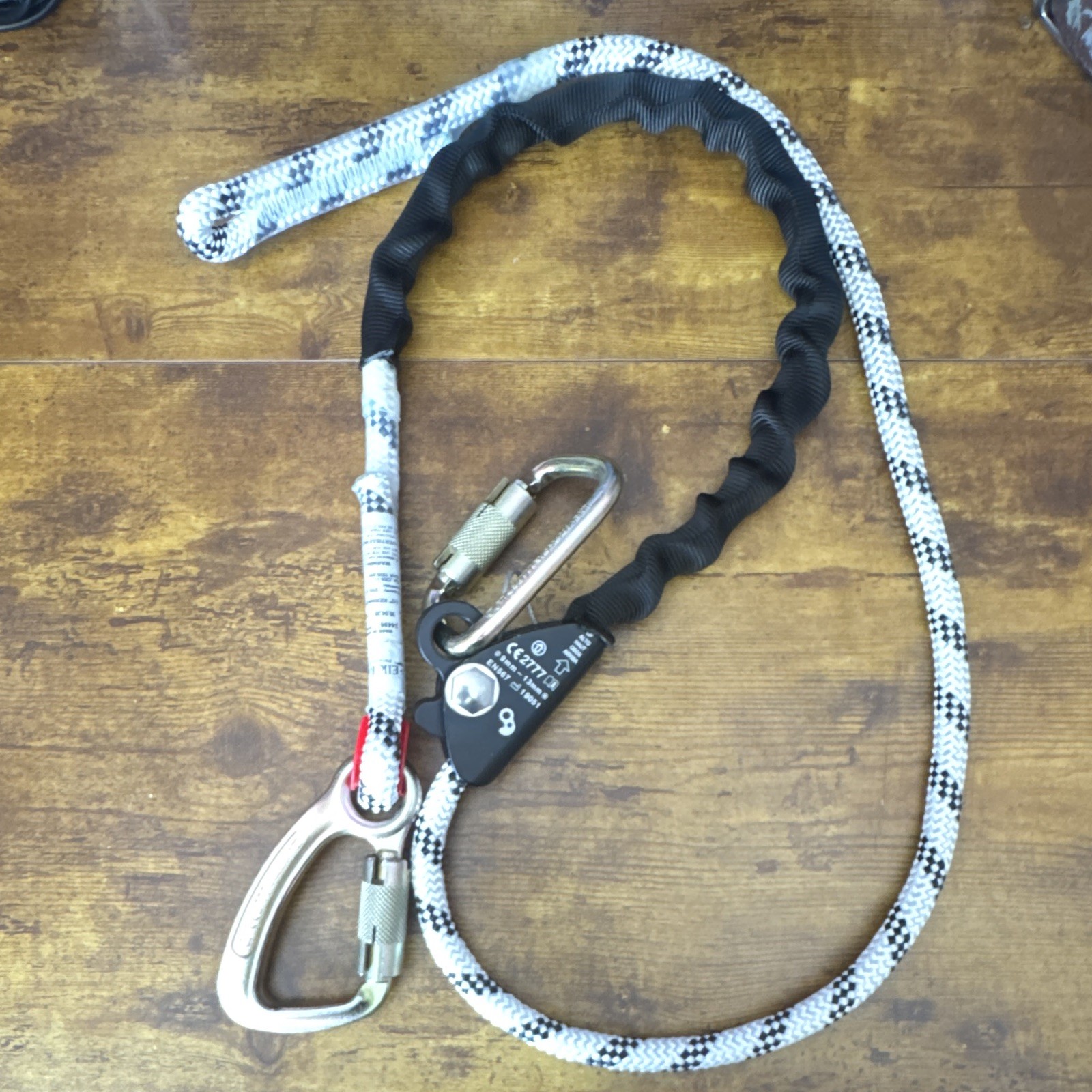 Elk River Adjustable  positioning Lanyard 34496 Fall Protection 1/2" x 6'