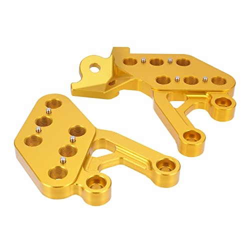 Foot Peg Brackets for Surron Light Bee,CNC Adjustable 7075 Aluminum gold