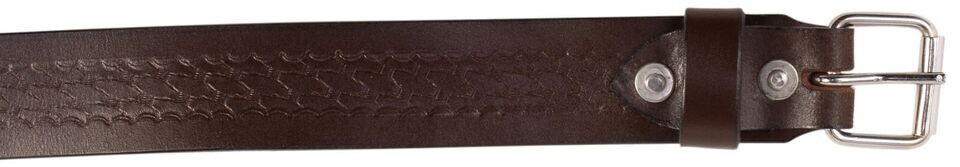 Basket Tooling Premium Dark Brown Leather For Western Saddle Back Cinch Girth