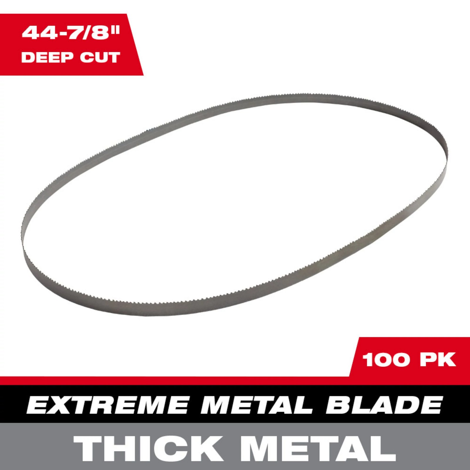 Milwaukee Tool 48-39-0603 44-7/8" 8/10 TPI Extreme Metal Deep Cut Band Saw Blade