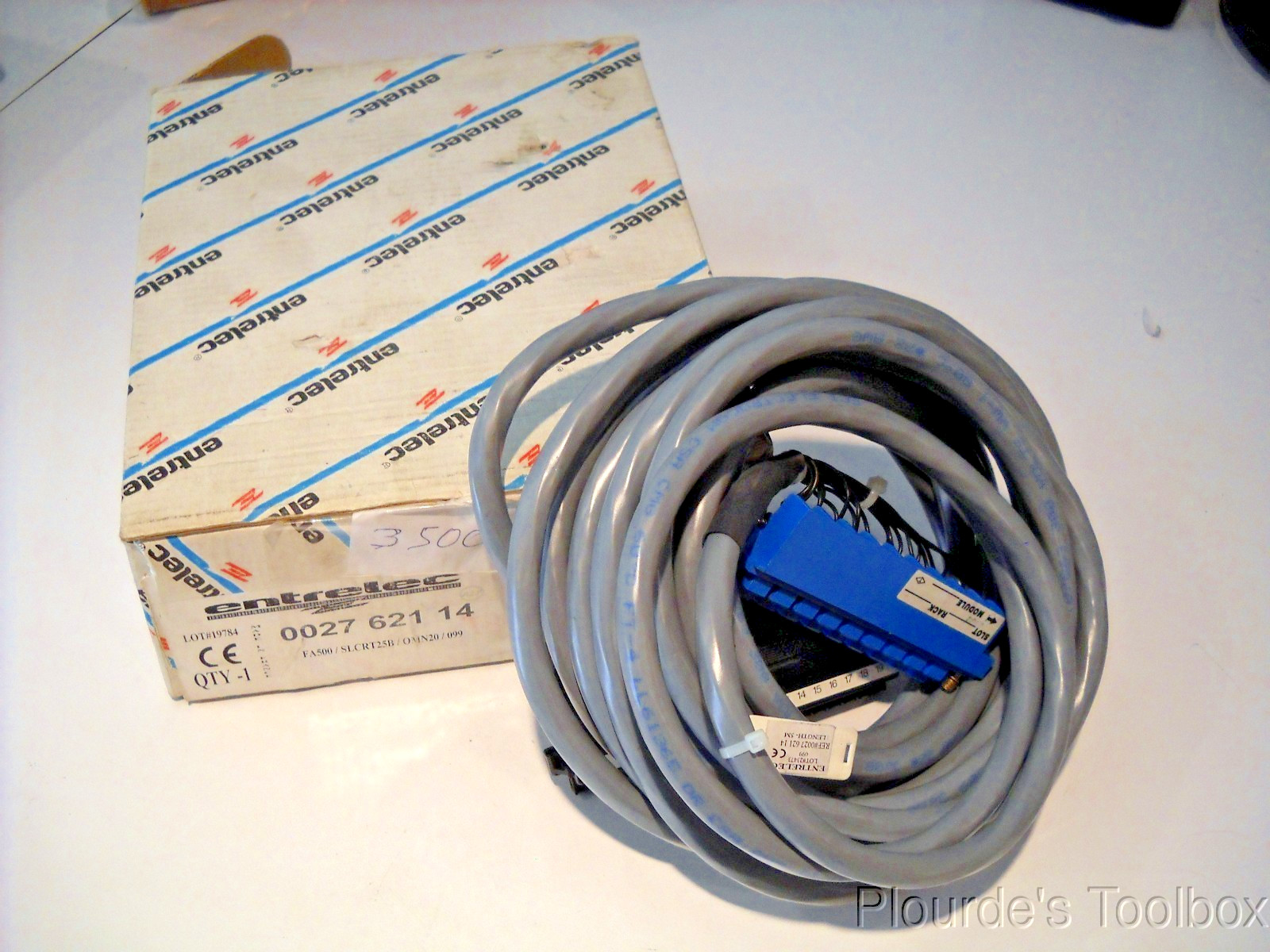 New Entrelec Interface Cable PLC SLC-500, 0027-621-14