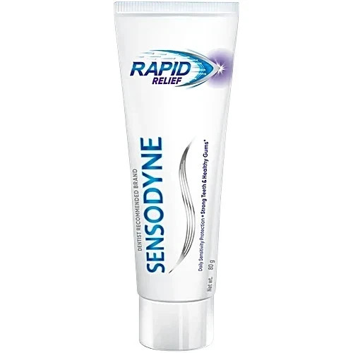 Sensodyne Toothpaste Rapid Relief | Sensitivity Relief -(80gm x 4)