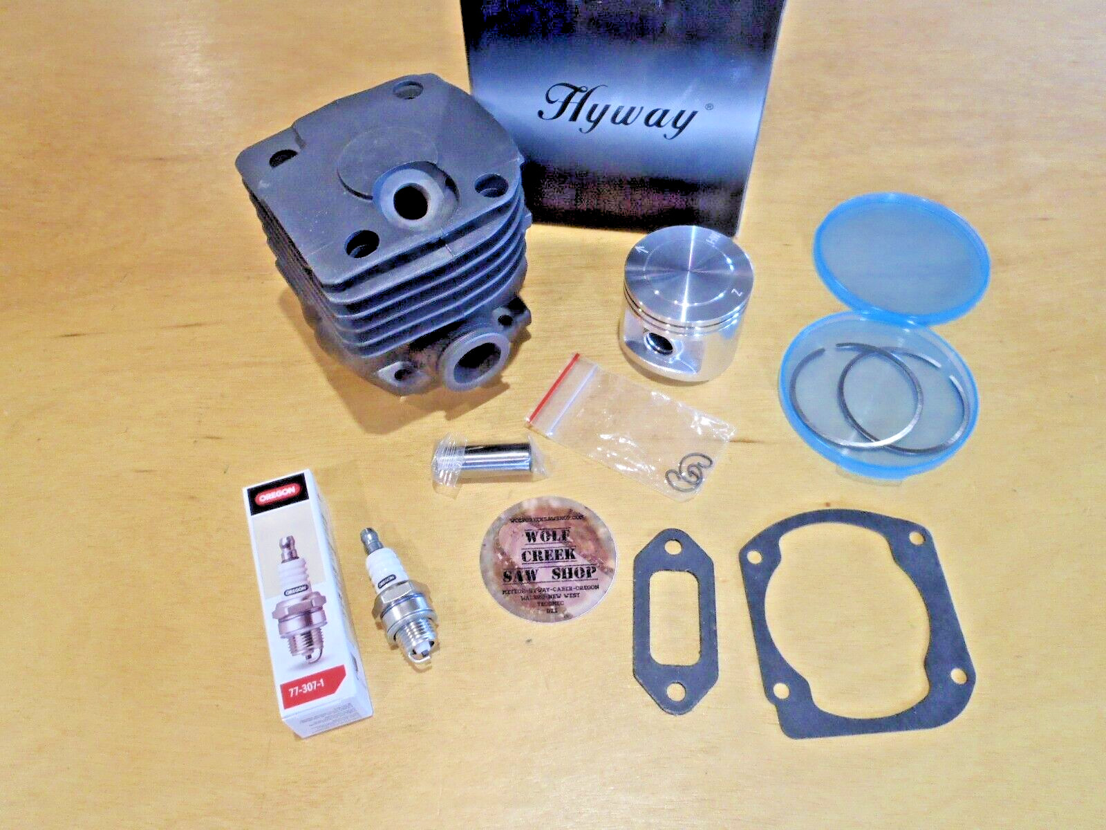 Hyway pop up cylinder, crankshaft, gaskets, SKF bearings, Husqvarna 365 372 50mm