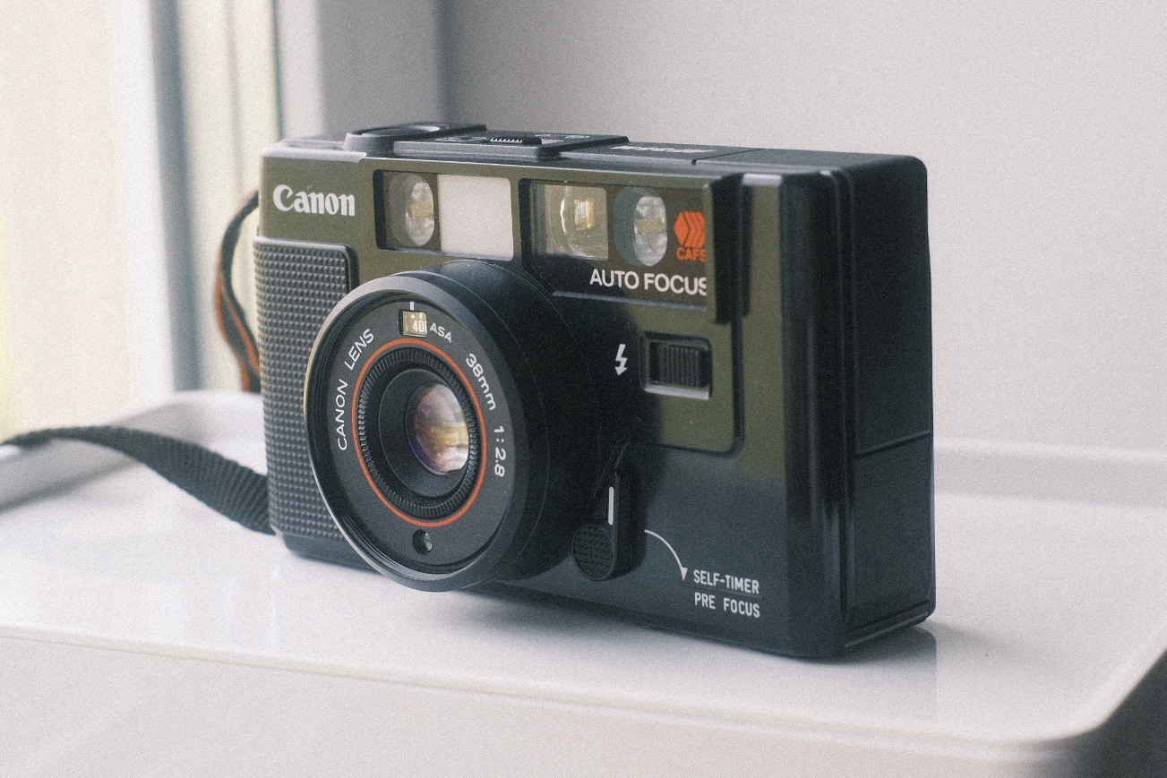TESTED - Canon AF35M Point & Shoot Autoboy 35mm Film Camera From Japan C-840
