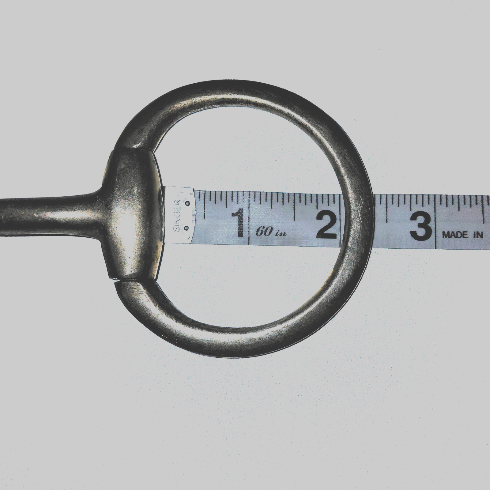 Snaffle Bit Eggbutt Flatcheek 5"