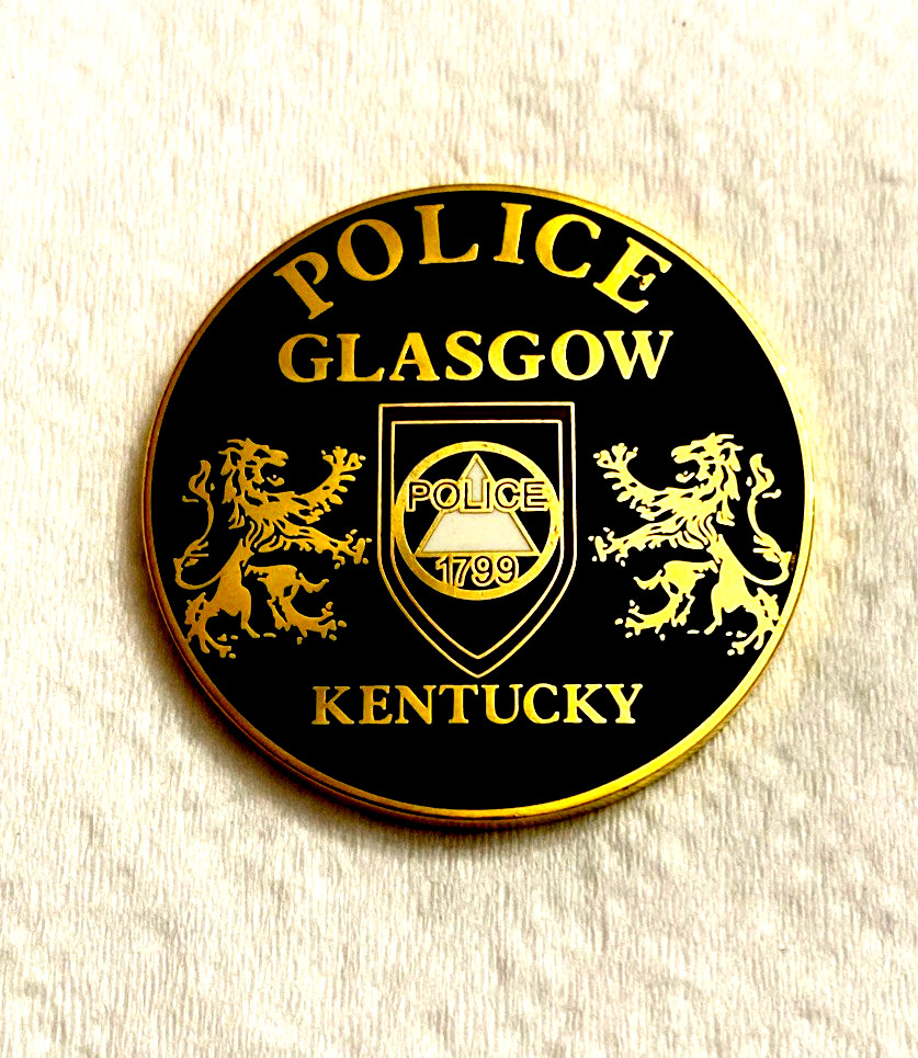 Kentucky Glasgow Police Challenge Coin