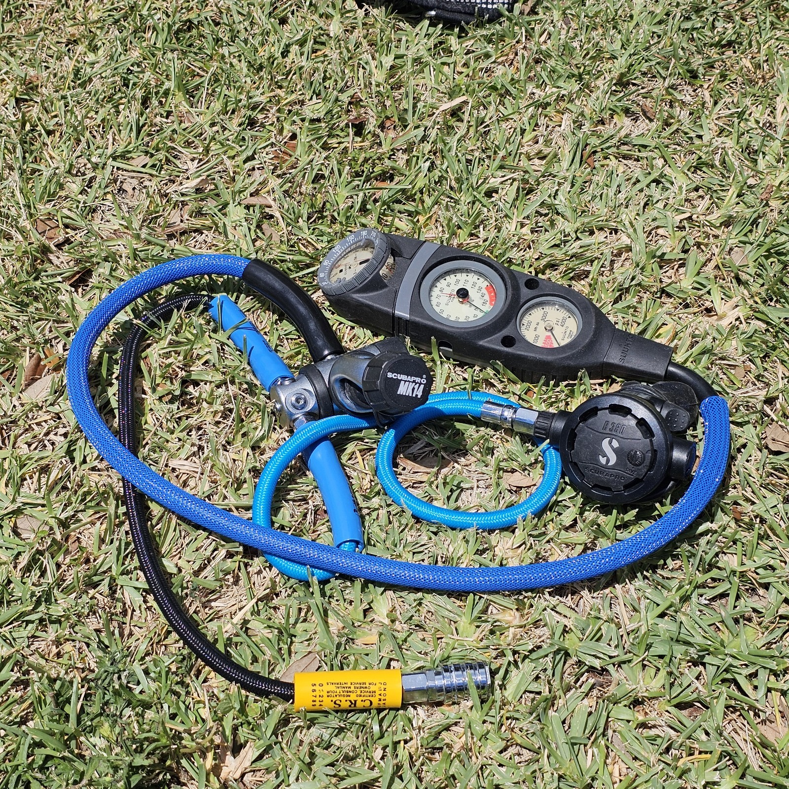 Scubapro MK14 First Stage Regulator Subapro R300 & Suunto Gages Untested
