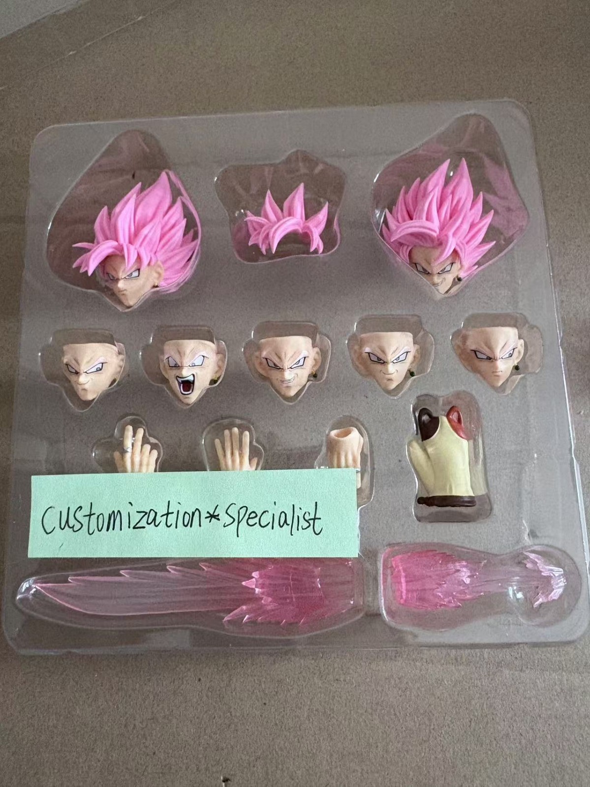 DL custom  Goku Black 1/12 shf  Goku Black Zamasu pink head kit NO Figure